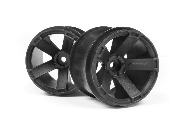 RC Radiostyrt Quantum XT Wheel (Black/2pcs)