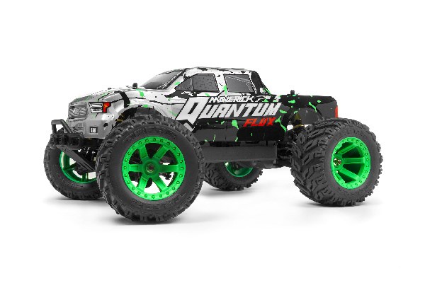 RC Radiostyrt Quantum MT Body (Silver/Green)