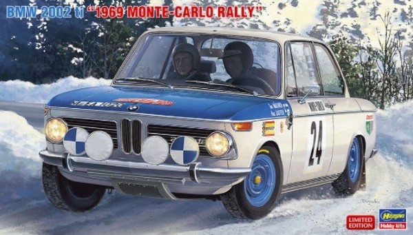 Bild p� Byggmodell bil - BMW 2002 ti 1969 Monte Carlo Rally - 1:24 - Hasagawa