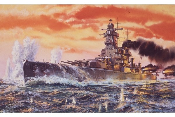 RC Radiostyrt Byggmodell krigsfartyg - Admiral Graf Spee - 1:600 - AirFix