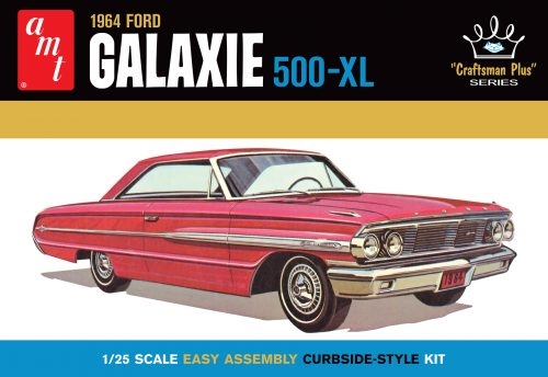 RC Radiostyrt Byggmodell bil - 1964 Ford Galaxie - 1:25 - AMT