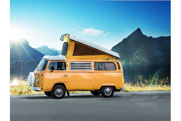 Byggsats bil - VW T2 Camper (easy click) model kit 1:24 Revell