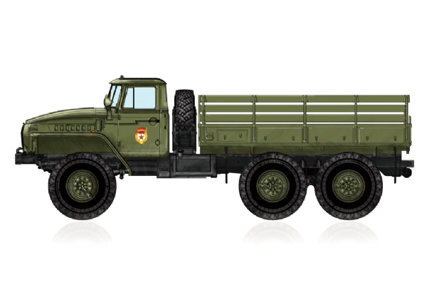 RC Radiostyrt Byggmodell stridsfordon - Russian URAL-4320 Truck - 1:72 - HobbyBoss