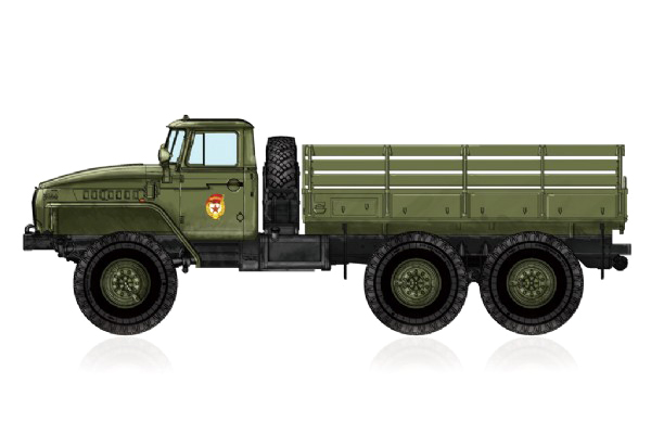 RC Radiostyrt Byggmodell stridsfordon - Russian URAL-4320 - 1:72 - HobbyBoss