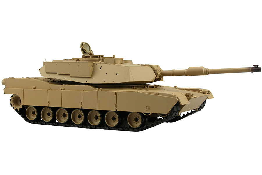 Radiostyrd stridsvagn - 1:16 - M1A2 Abrams - 2,4Ghz - Met. vxl BB+IR - RTR