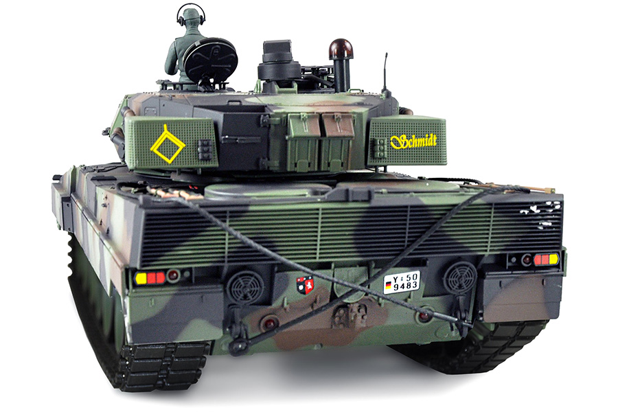 RC Radiostyrt Radiostyrd stridsvagn - 1:16 - Leopard 2 A6 Met. vxl - 2,4Ghz - BB+IR - RTR