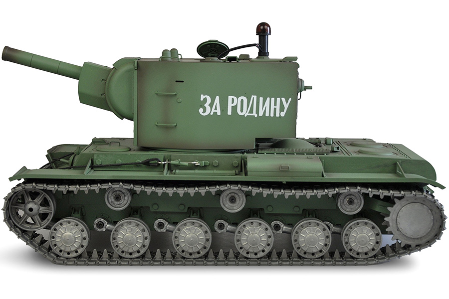 Radiostyrd stridsvagn - 1:16 - Russian KV-2 Met. upg. - 2,4Ghz - BB+IR - RTR