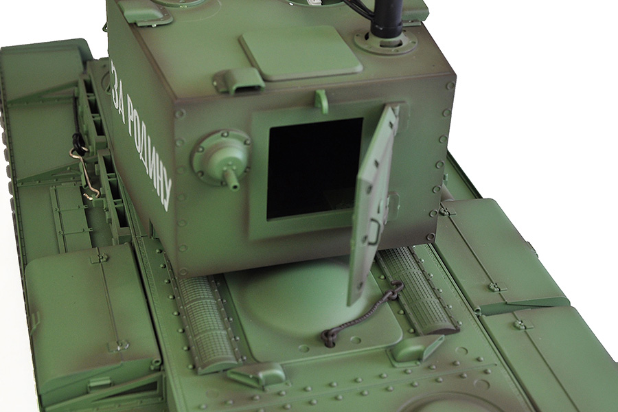 Thumbnail 654 fr Radiostyrd stridsvagn - 1:16 - Russian KV-2 Met. upg. - 2,4Ghz - BB+IR - RTR