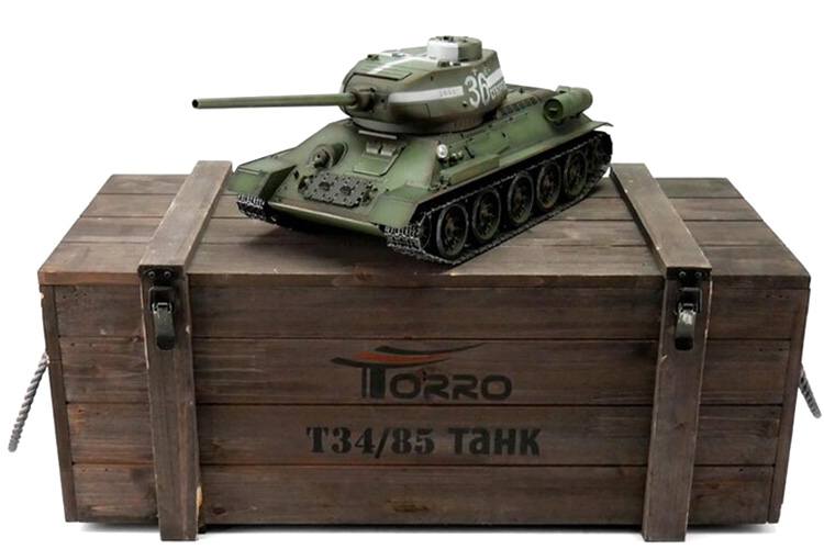 1:16 - T-34/84 Green - Torro Pro BB Smoke - 2,4Ghz - RTR