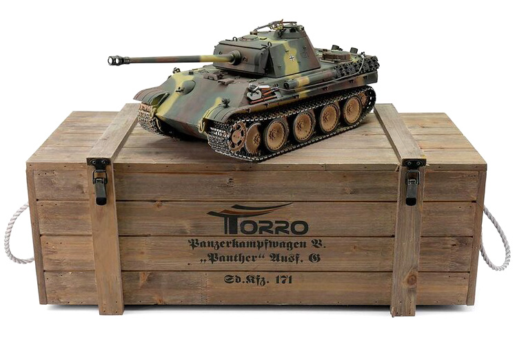 1:16 - PzKpfw V Panther Ausf. G - Torro Pro BB Smoke - 2,4Ghz - RTR