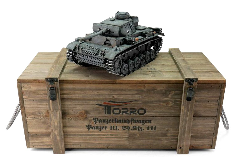 1:16 - PzKpfw III Ausf. L - Torro Pro BB - 2,4Ghz - RTR