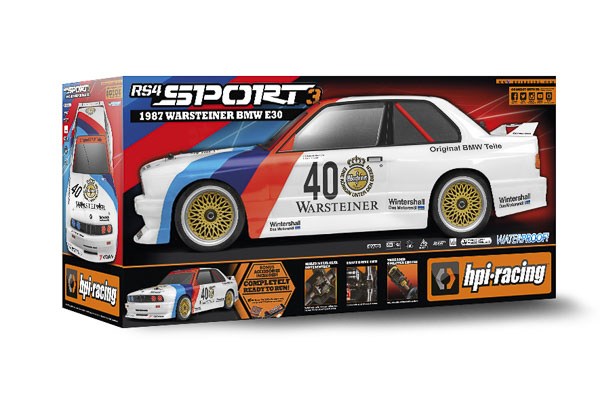 1:10 Sport 3 BMW M3 E30 Warsteiner HPI ARTR