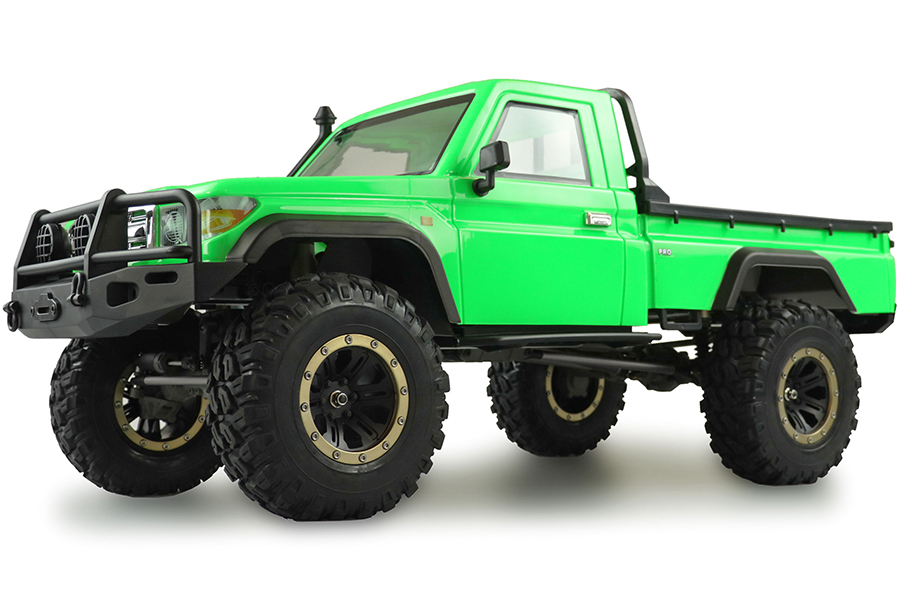 Radiostyrd bil - 1:8 - AMROCK RCX8P Crawler Pick-Up 4wd - Blå - 2,4Ghz - RTR