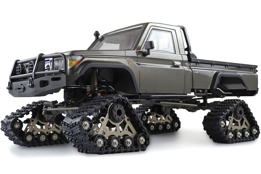 Rc bil - 1:8 - AMROCK RCX8PS Crawler Pick-Up 4wd - Militärgrön - 2,4Ghz - RTR