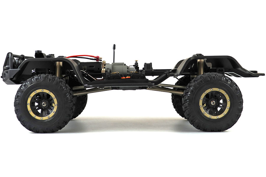 Radiostyrd bil - 1:8 - AMROCK RCX8P Crawler Pick-Up 4wd - Blå - 2,4Ghz - RTR