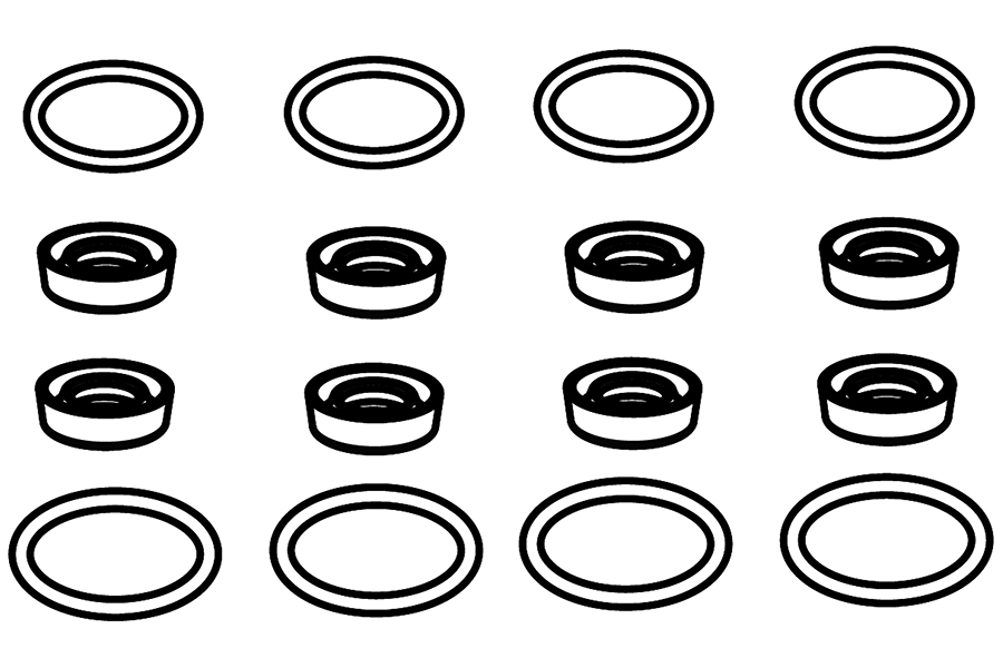 RC Radiostyrt O-Ring Set Stötdämpare