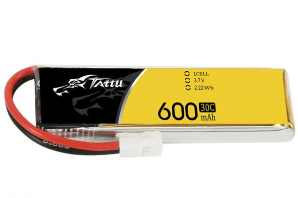 RC Radiostyrt 600mAh 3.7V 30C TATTU Gens Ace, Molex