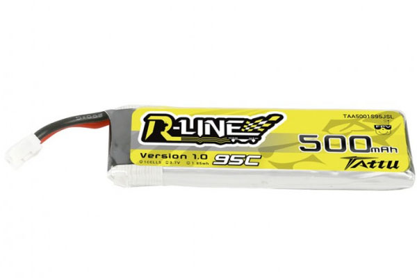 RC Radiostyrt 500mAh 3.7V 30C TATTU Gens Ace, JST