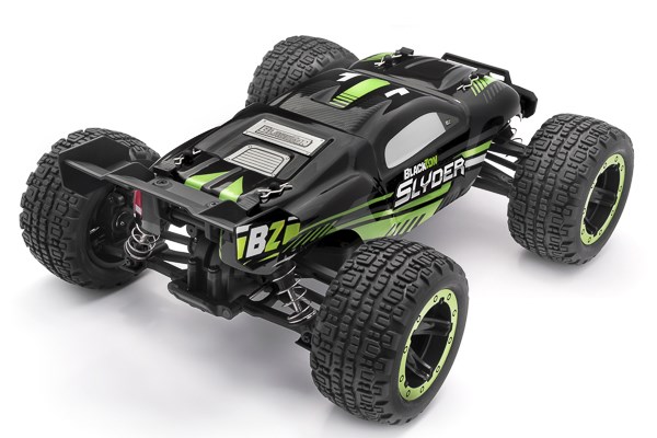 Radiostyrd bil - Slyder ST 4WD Green - 1:16 - 2,4Ghz - RTR