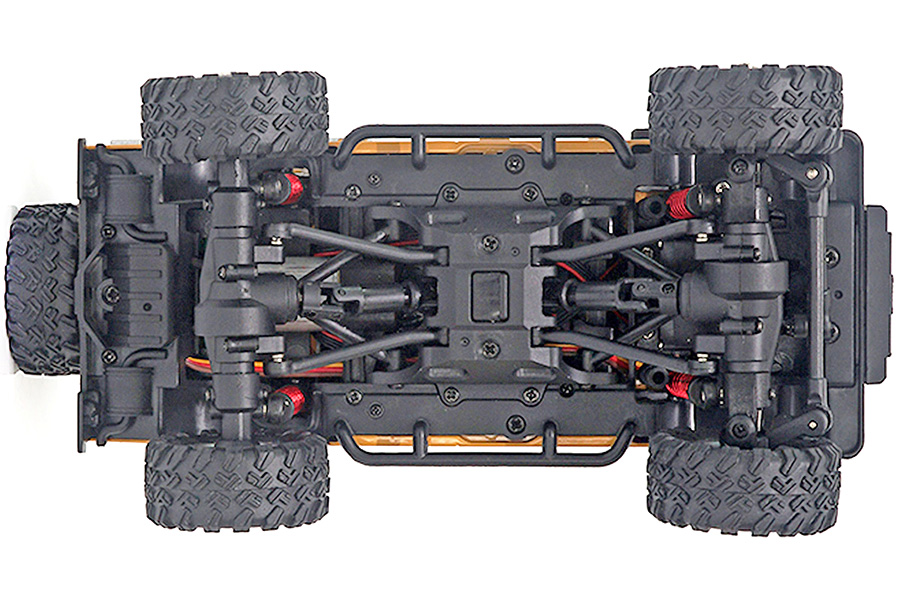 Radiostyrd bil - 1:28 - D90X28 Metall 4WD - 2,4ghz - RTR