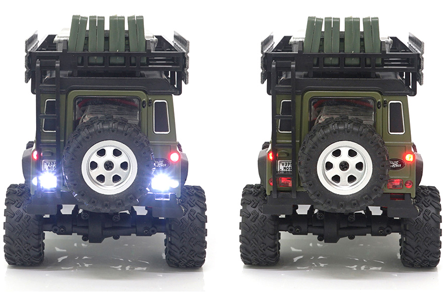 Radiostyrd bil - 1:28 - D90X28 Metall 4WD - 2,4ghz - RTR