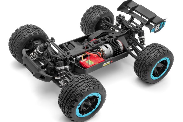 Radiostyrd bil - Slyder ST 4WD Blue - 1:16 - 2,4Ghz - RTR