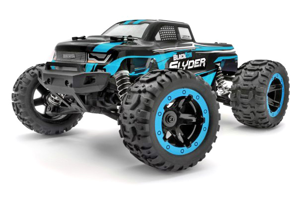 Radiostyrd bil - Slyder MT 4WD Blue - 1:16 - 2,4Ghz - RTR