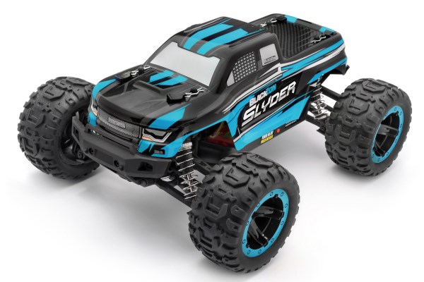 Radiostyrd bil - Slyder MT 4WD Blue - 1:16 - 2,4Ghz - RTR