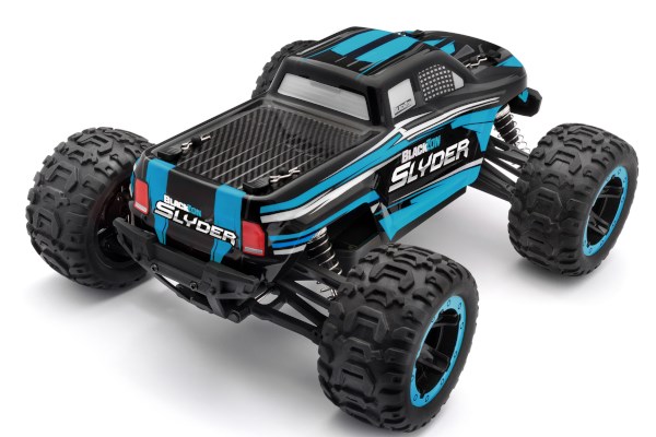 Radiostyrd bil - Slyder MT 4WD Blue - 1:16 - 2,4Ghz - RTR