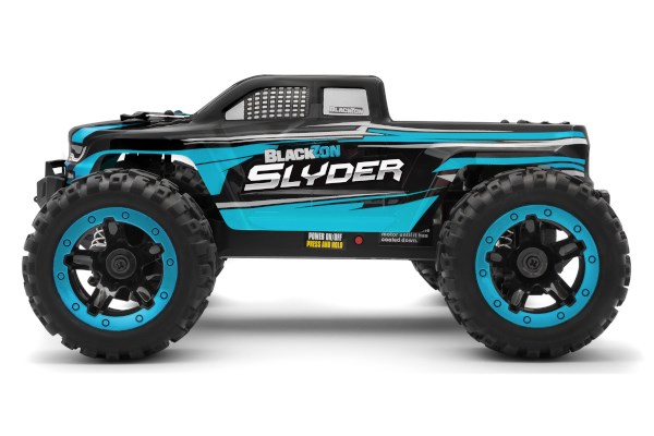 Radiostyrd bil - Slyder MT 4WD Blue - 1:16 - 2,4Ghz - RTR