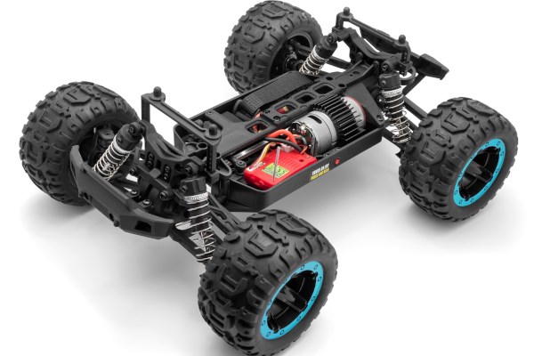 Radiostyrd bil - Slyder MT 4WD Blue - 1:16 - 2,4Ghz - RTR