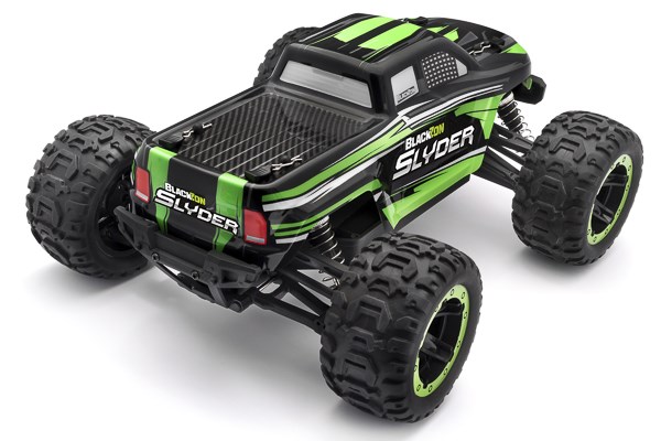 Radiostyrd bil - Slyder MT 4WD Green - 1:16 - 2,4Ghz - RTR