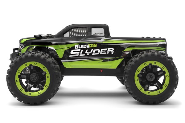 Radiostyrd bil - Slyder MT 4WD Green - 1:16 - 2,4Ghz - RTR