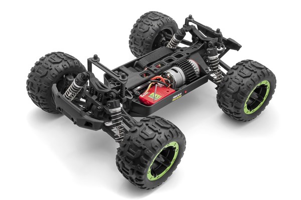 Radiostyrd bil - Slyder MT 4WD Green - 1:16 - 2,4Ghz - RTR