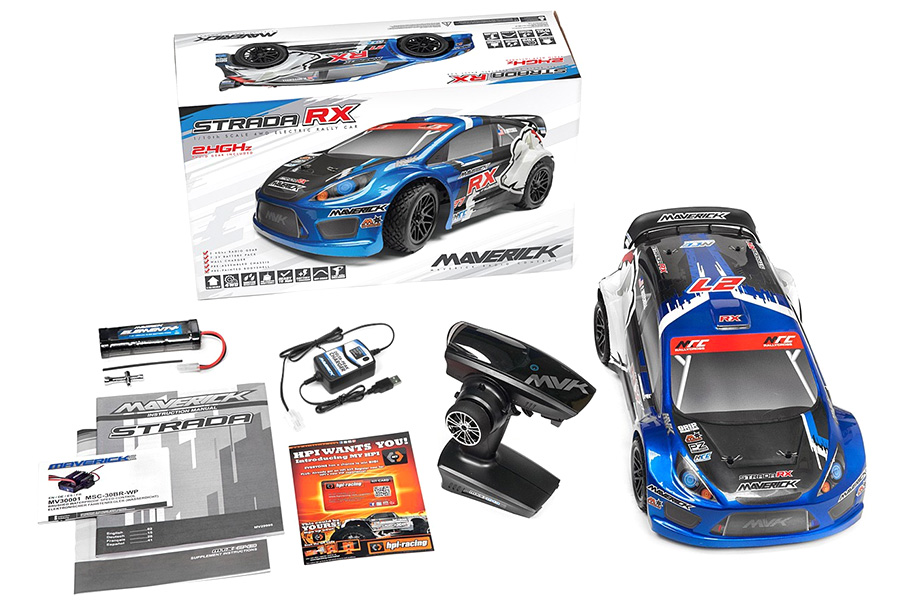 Thumbnail 734 f�r Radiostyrda bilar - 1:10 - Strada RX 4wd - 2,4Ghz - RTR