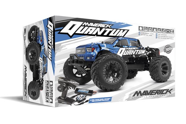 Radiostyrda bilar - 1:10 - Quantum MT Blue - 4WD - 2,4Ghz - RTR