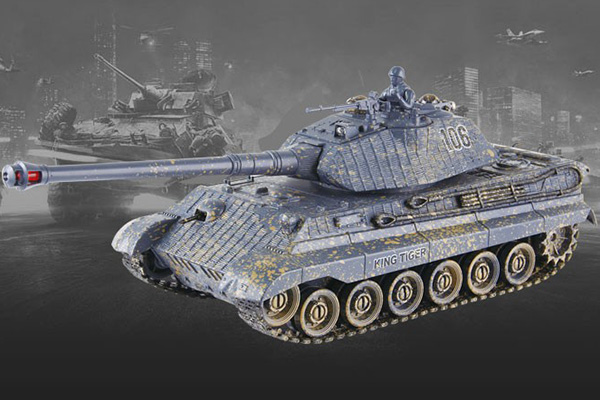 Battle Tank - King Tiger V3 - 1:28 - 2,4GHz - RTR