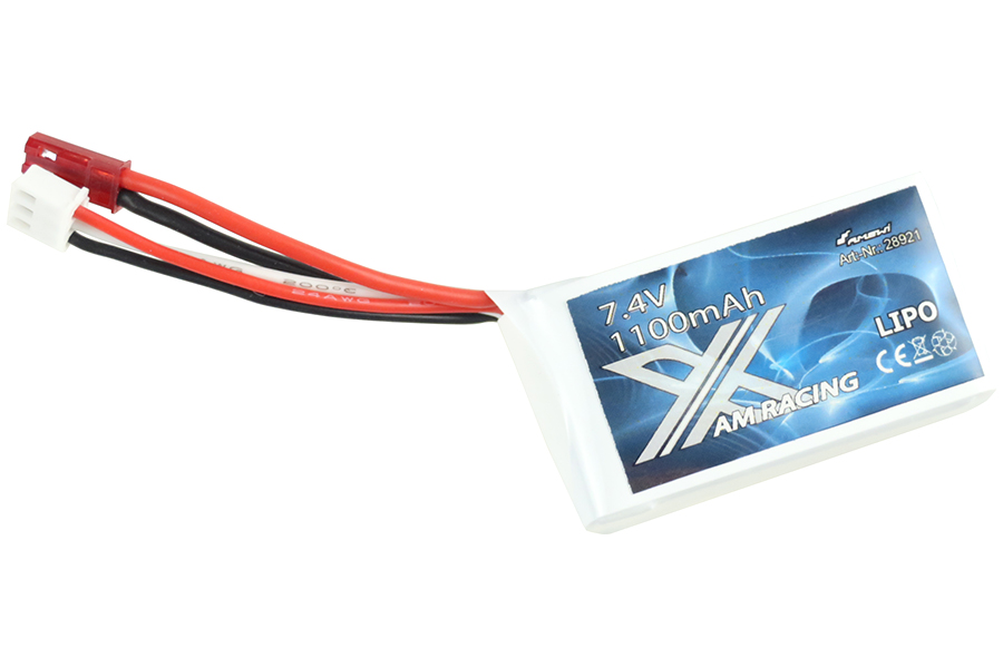 RC Radiostyrt LiPo Akku 2S 7,4V 1100mAh AMX RACING