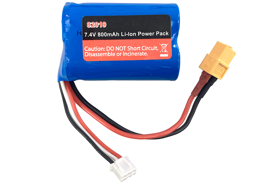 RC Radiostyrt Batteri Li-Ion 7,4V 800mAh