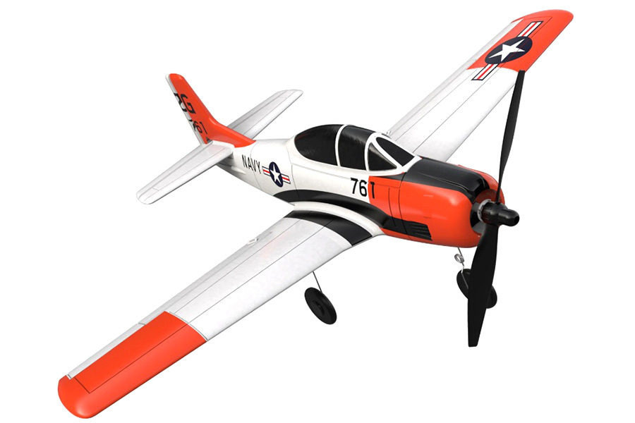 Radiostyrt flygplan - Mini T-28 Trojan BL - 4 kanals - 2,4Ghz - SRTF