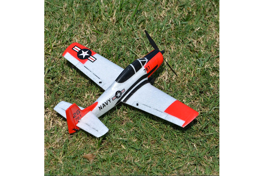 Radiostyrt flygplan - Mini T-28 Trojan BL - 4 kanals - 2,4Ghz - SRTF