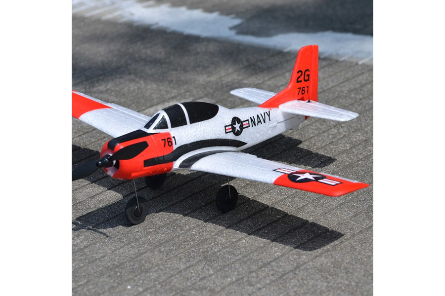 Radiostyrt flygplan - Mini T-28 Trojan BL - 4 kanals - 2,4Ghz - SRTF