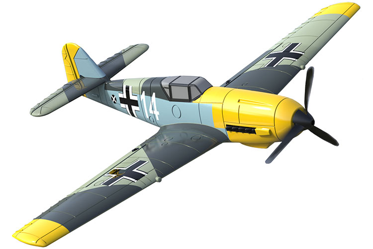 Radiostyrt flygplan - Mini BF-109 BL - 4 kanals - 2,4Ghz - SRTF