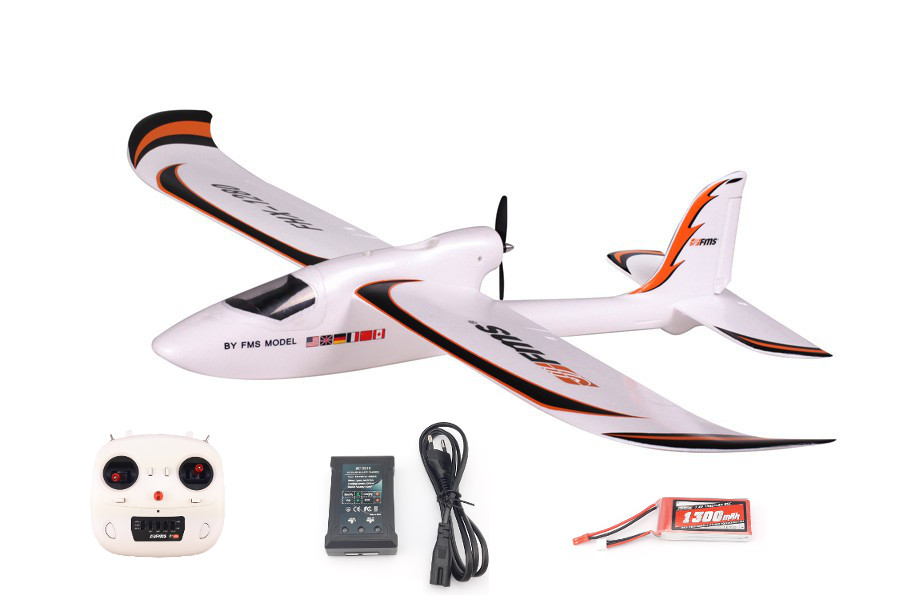 Flygplan - FMS Easy Trainer 1280 BL V2 - 2,4Ghz - 4ch - RTF