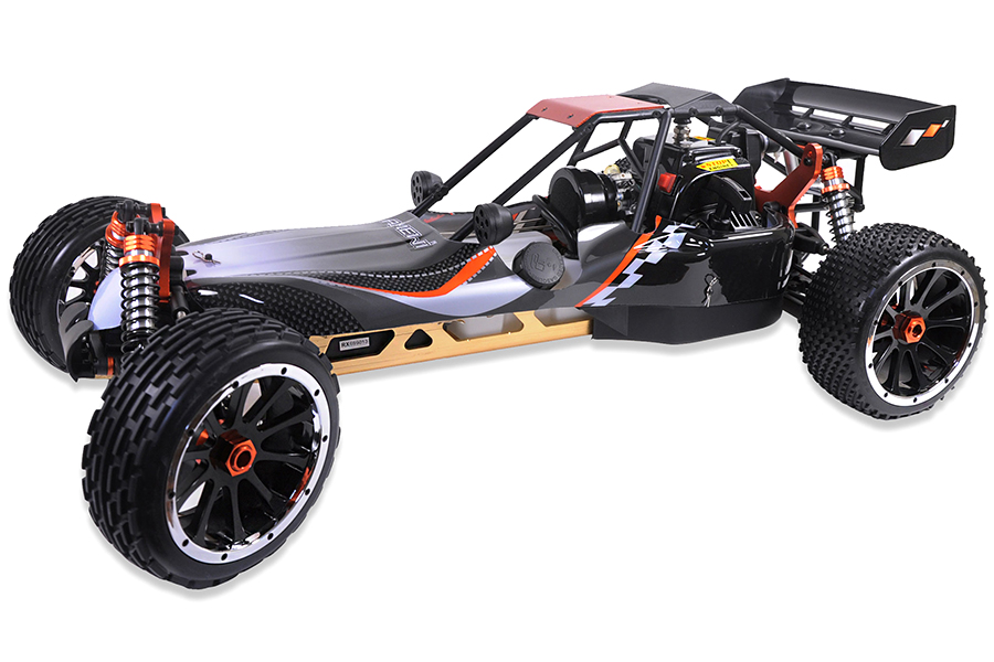 RC Bensin buggy - 1:5 - Pitbull X V5.2 - 2WD - 2,4GHz - RTR