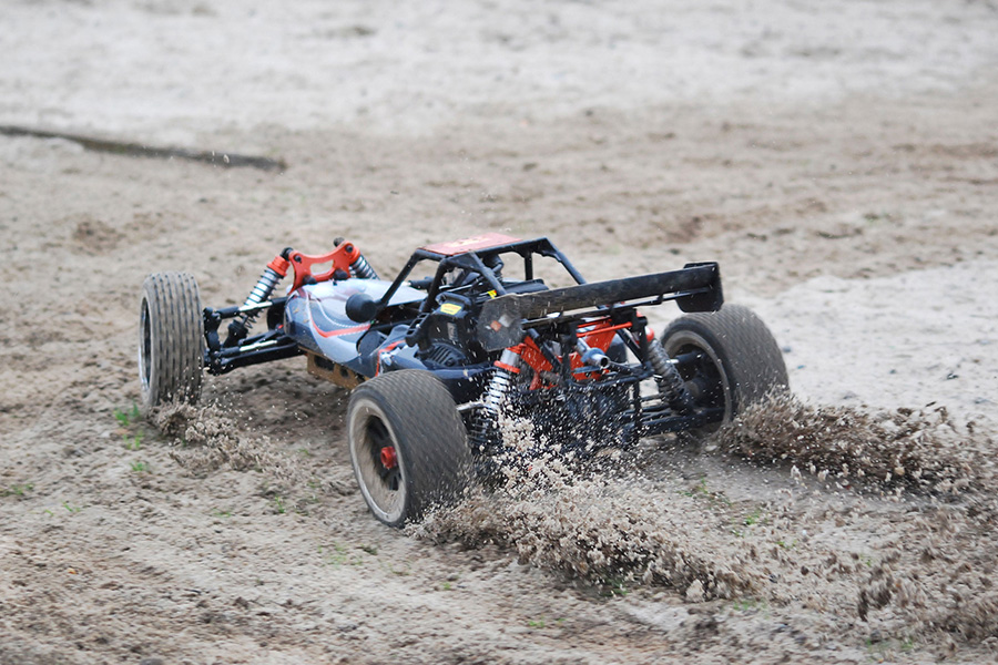 RC Bensin buggy - 1:5 - Pitbull X V5.2 - 2WD - 2,4GHz - RTR