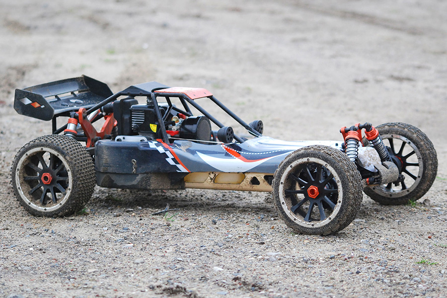 RC Bensin buggy - 1:5 - Pitbull X V5.2 - 2WD - 2,4GHz - RTR