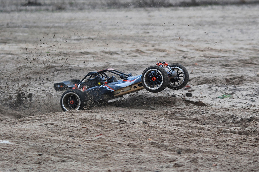 RC Bensin buggy - 1:5 - Pitbull X V5.2 - 2WD - 2,4GHz - RTR