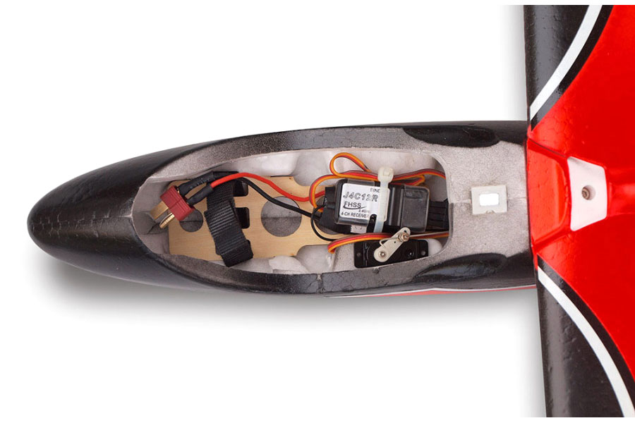 Flygplan - Huntsman 1100 V2 BL 2,4Ghz - Röd - 4ch - RTF