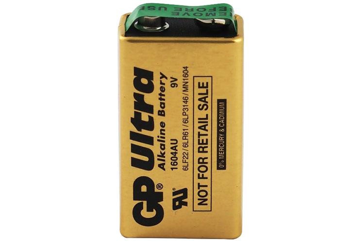 9V GP Ultra Alkaline battery